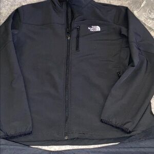 Mens large North Face black zip up jacket